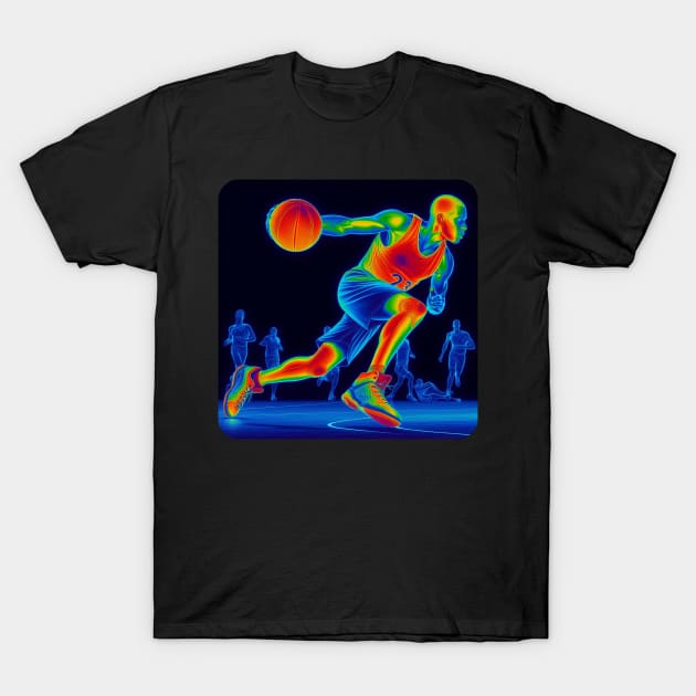 Thermal Image - Sport #31 T-Shirt by The Black Panther